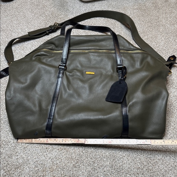 Rachel Zoe | Began Leather Macy Duffle-bag in Olive Green - Picture 4 of 14